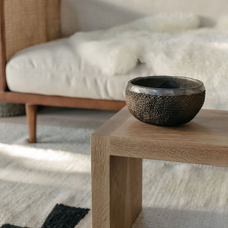 Rounded Earthenware Bowl | S Bowls Burnt Earth OS 