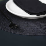 Skye Napkin | Black (Set of 2) Table Linens 