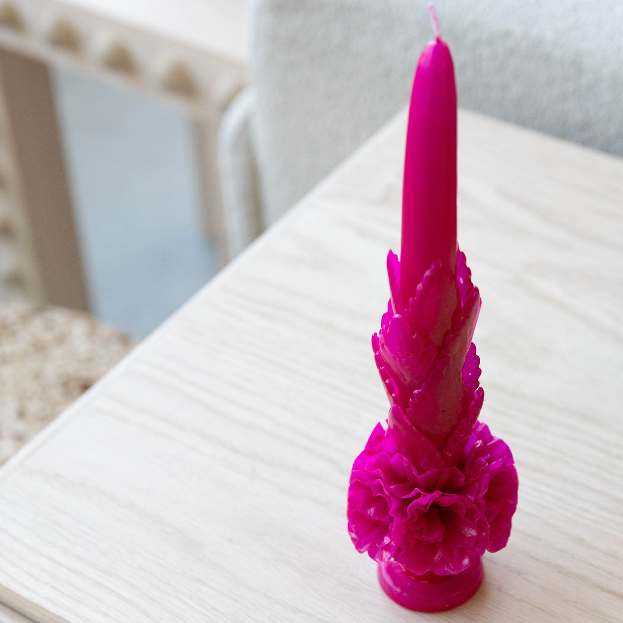 Specialty Beeswax Candle | Fuchsia Candles & Incense 