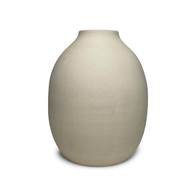 Taro Vase | L Vases + Planters Cream 