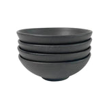 Tazon Curvo Bowl | Set of 4 Bowls Black OS 