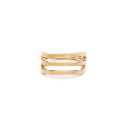 Track Ring Jewelry 18K Gold Plated 5 