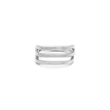 Track Ring Jewelry Silver Plated 5 