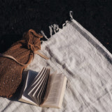 Turkish Linen Towel | Bahia Home Textiles Bahia - Single Black Stripe OS 