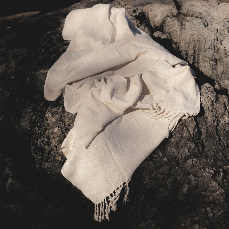 Turkish Linen Towel | Natural Home Textiles 