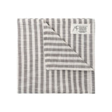 Turkish Napkins | Set of 2 Home Textiles Grey Stripe 