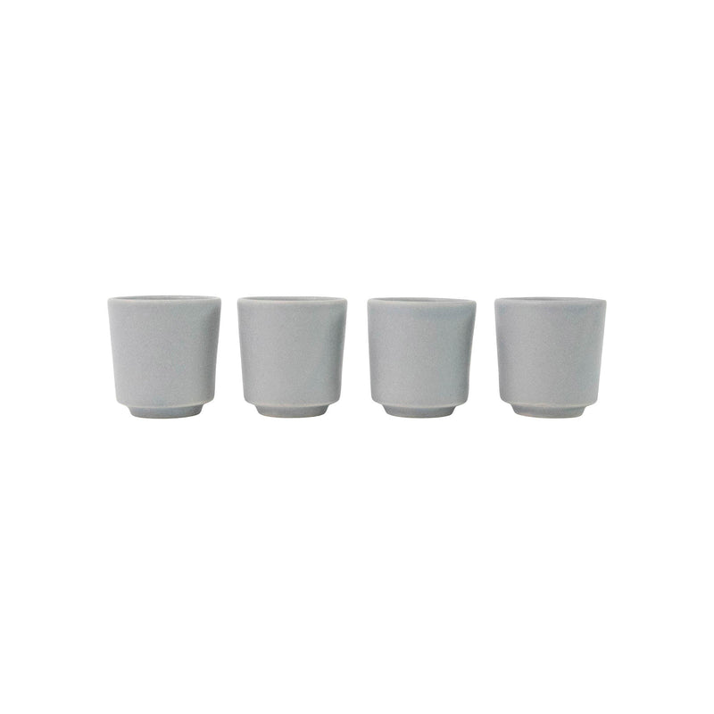 Vaso Cafete Cup | Set of 4 Light Gray OS 