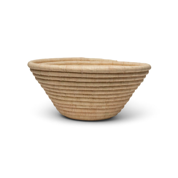 Wide Woven Basket | Natural Home Decor 