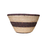 Wide Woven Basket | Stripe Home Decor 