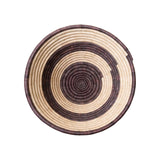 Wide Woven Basket | Stripe Home Decor 
