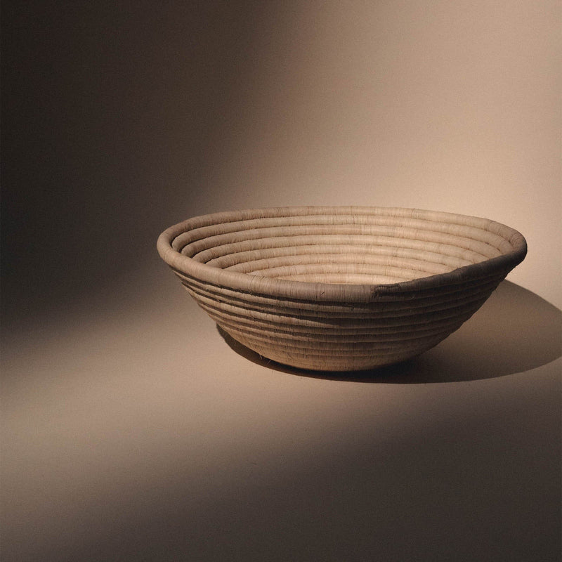 Wide Woven Bowl | Natural Home Decor M 