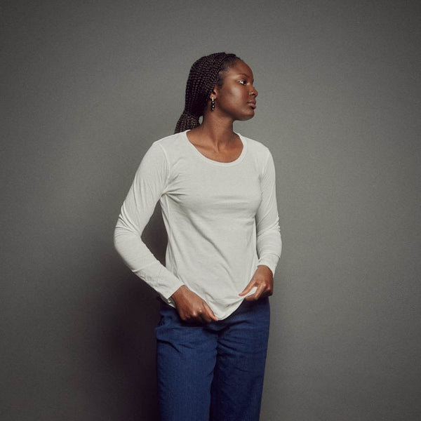 Women's Long Sleeve T-Shirt Clothing White Small 