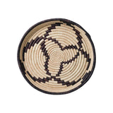 Woven Basket Tray | Pinwheel Home Decor Natural/Burnt Purple S 