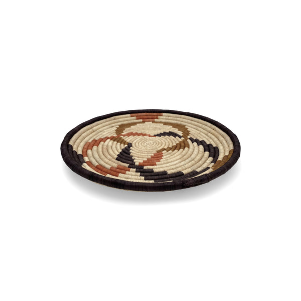 Woven Basket Tray | Pinwheel Print Home Decor 