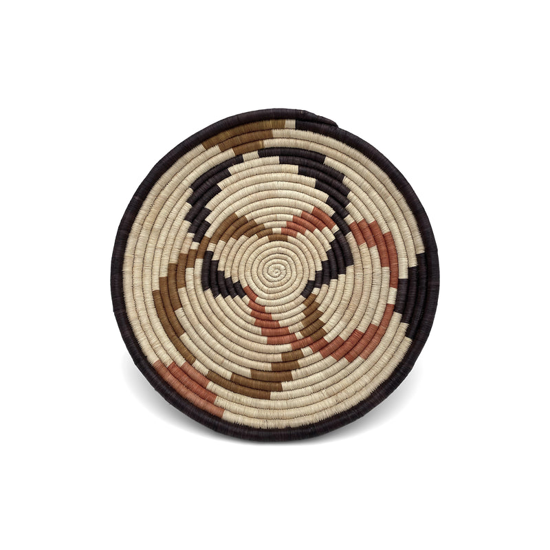 Woven Basket Tray | Pinwheel Print Home Decor S 