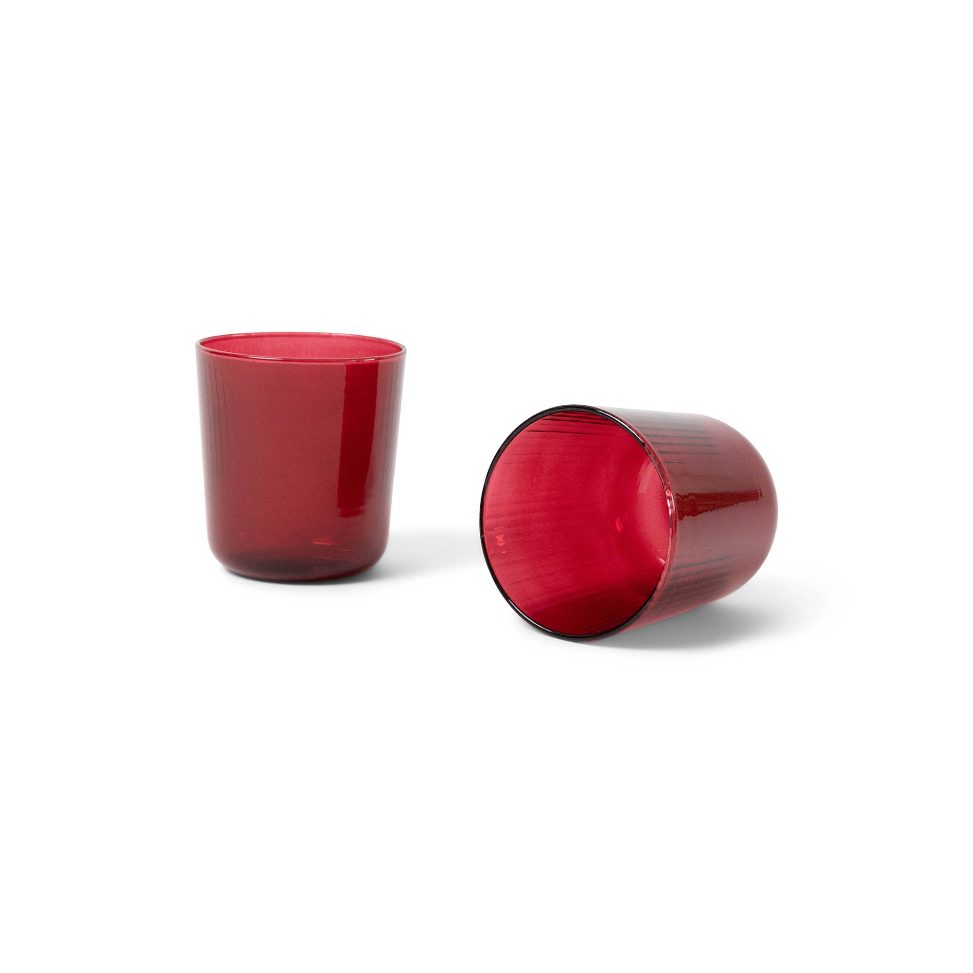 Ottoman Red Luisa Vino | Set of 2_R+D.Lab_201-52-0998-131RED | Obakki
