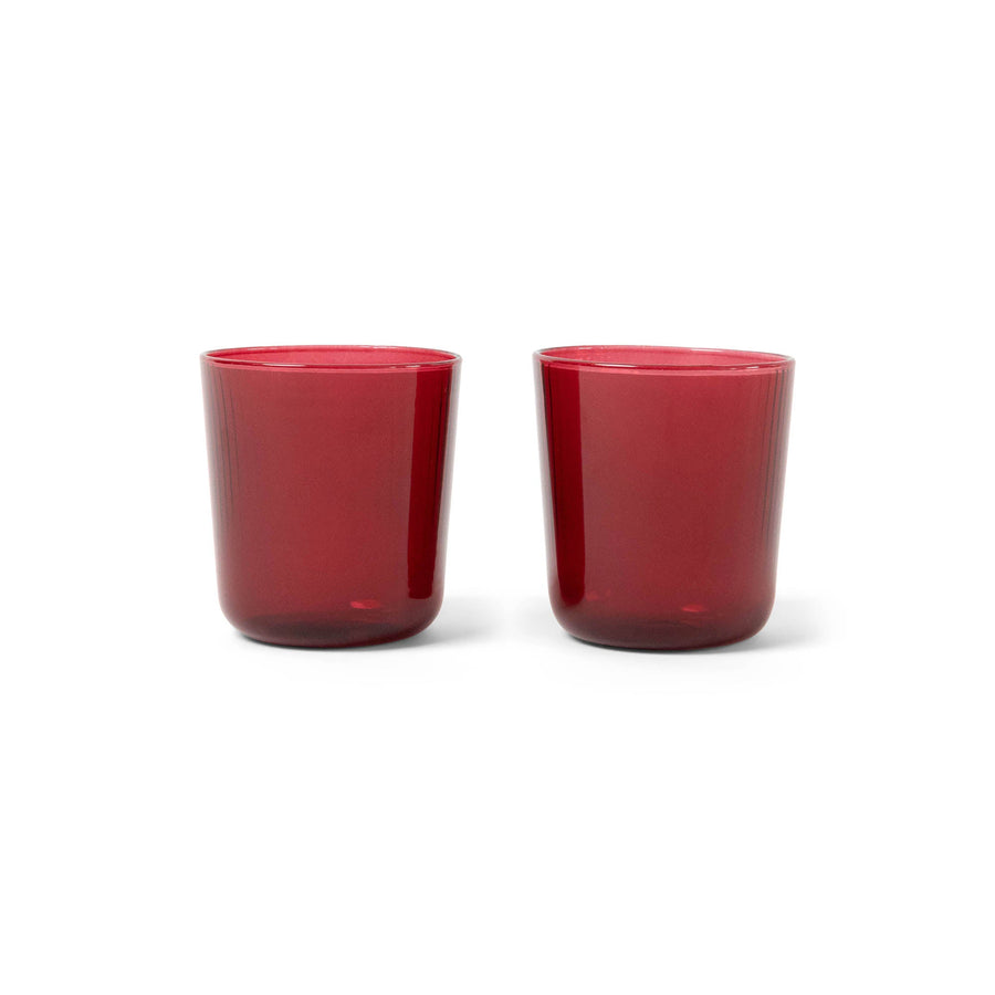 Ottoman Red Luisa Vino | Set of 2_R+D.Lab_201-52-0998-131RED | Obakki