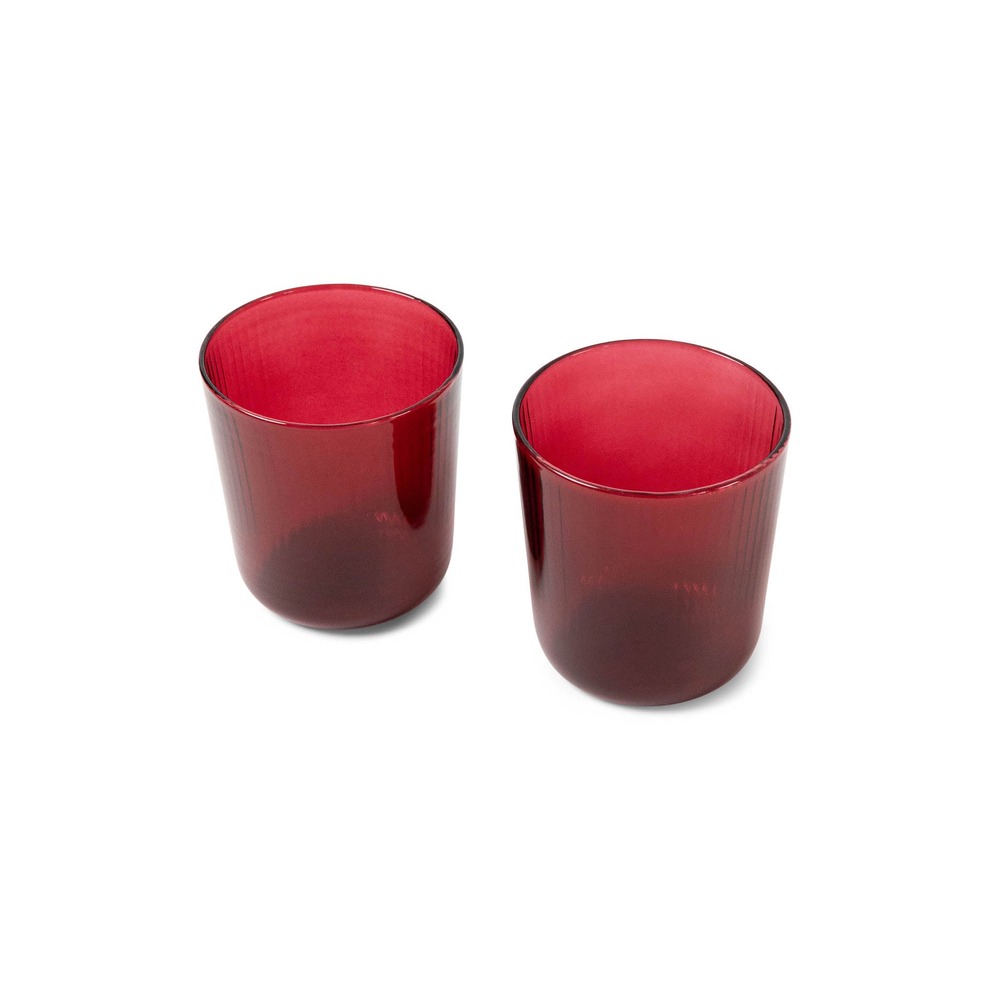 Ottoman Red Luisa Vino | Set of 2_R+D.Lab_201-52-0998-131RED | Obakki