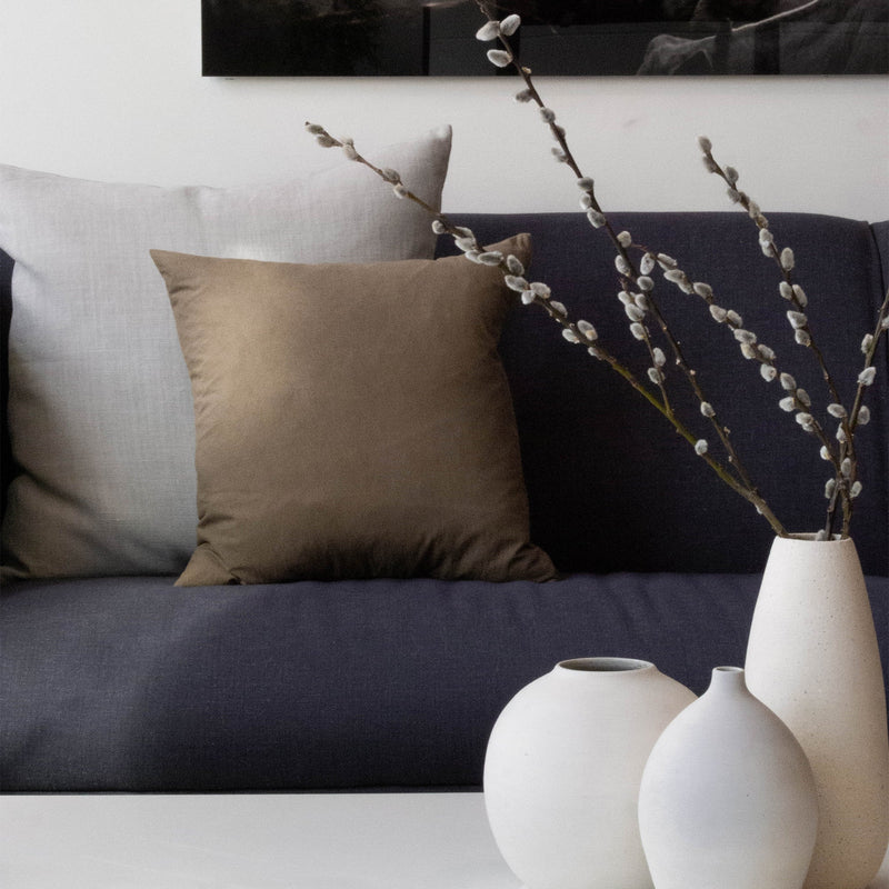 Rae Cushion | Taupe - Cushion Covers by Libeco | Obakki