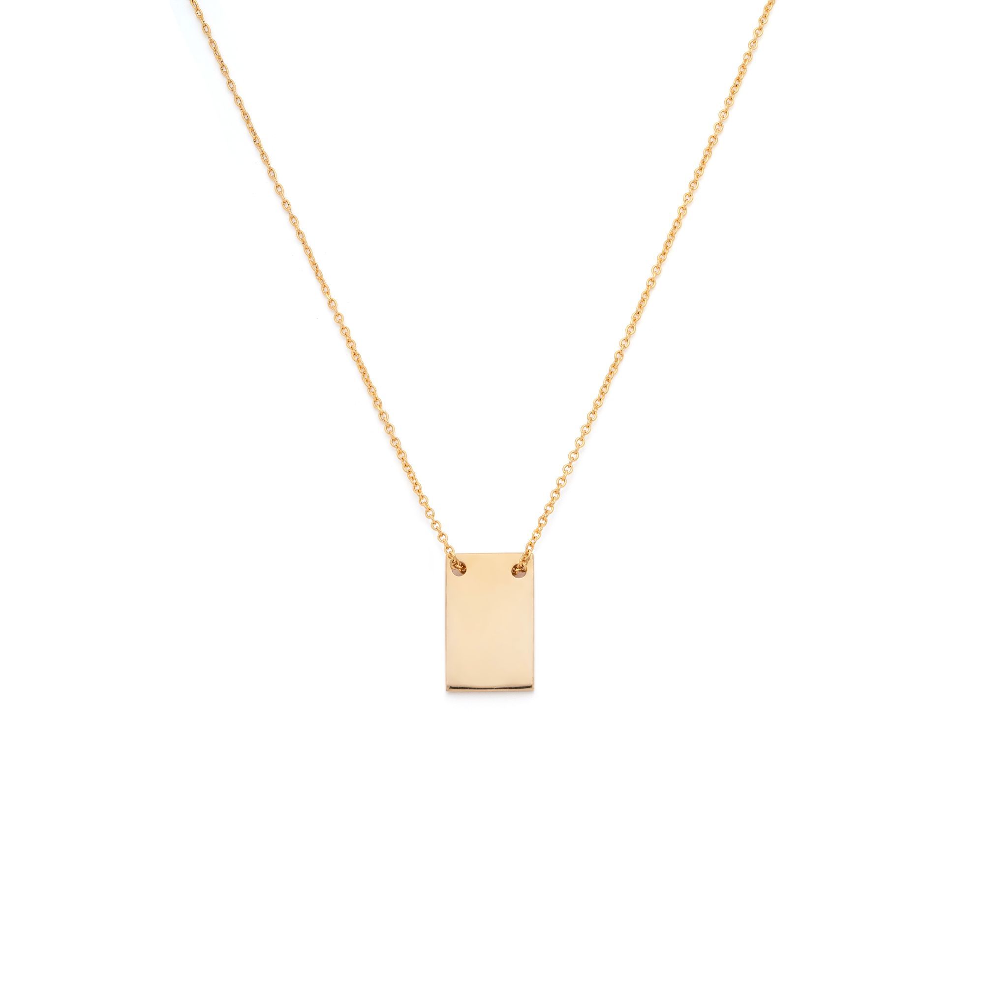 Rectangle Pendant Necklace - Necklace by Victorious Crafts | Obakki