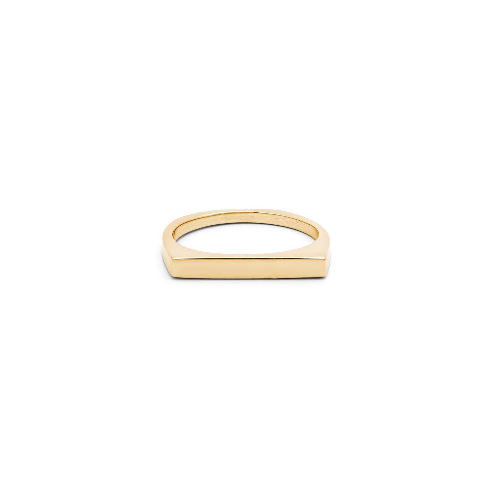 Slim Flat - top Ring - Ring by Victorious Crafts | Obakki
