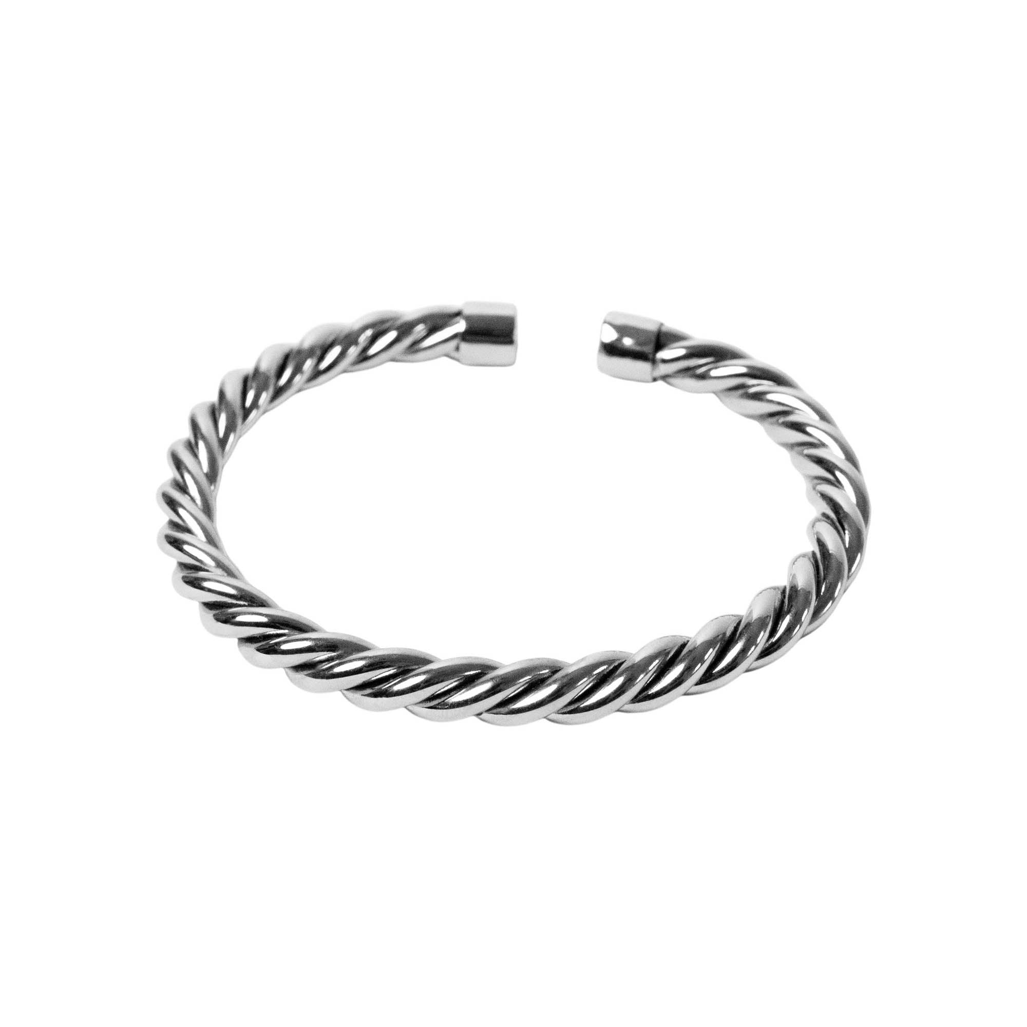 Solid Twisted Cuff - Bracelet by Sylvester | Obakki