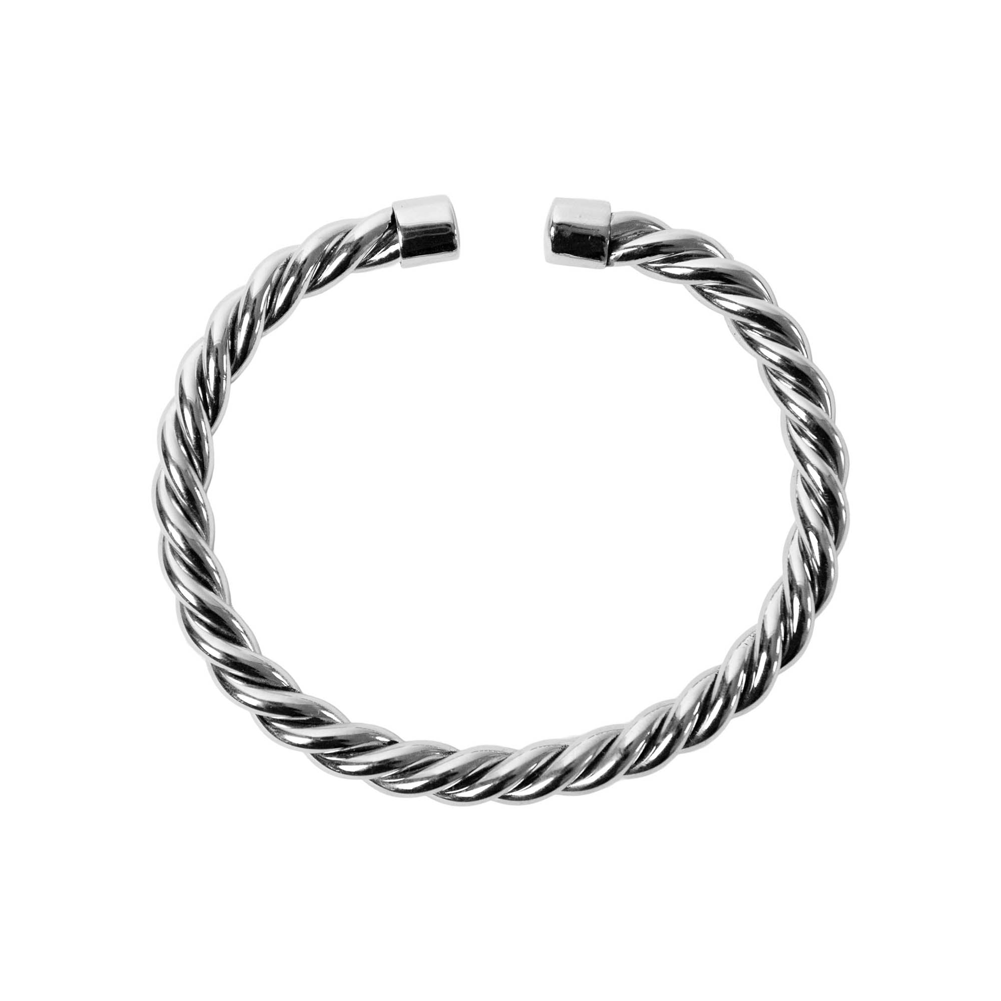 Solid Twisted Cuff - Bracelet by Sylvester | Obakki