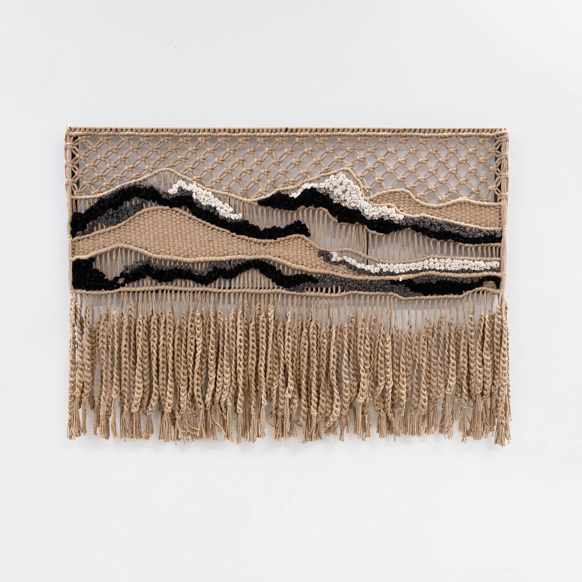 Textile Art Wall Hanging Mountain