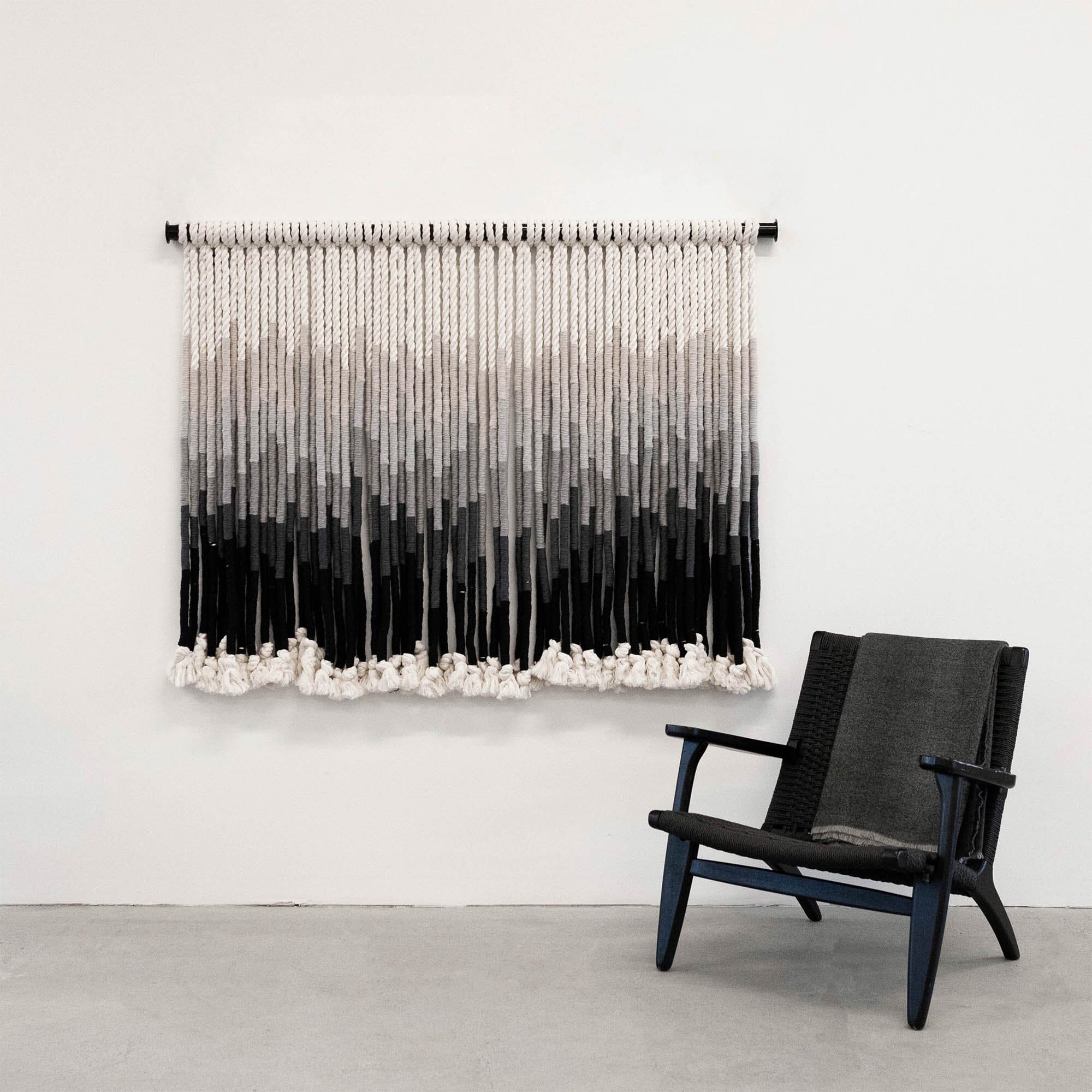 Textile Art Wall Hanging Twisted