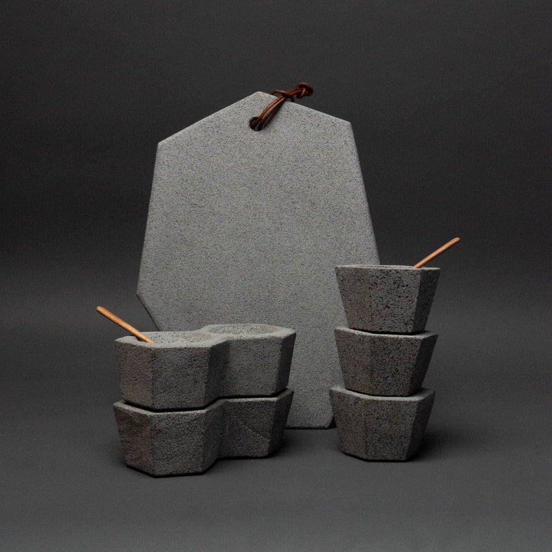 Teya Double Bowl - Bowls by Ayres | Obakki