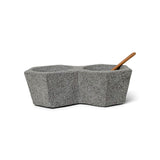 Teya Double Bowl - Bowls by Ayres | Obakki