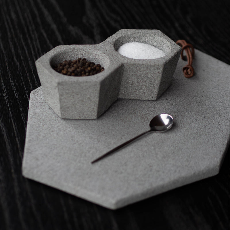 Teya Double Bowl - Bowls by Ayres | Obakki