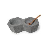 Teya Double Bowl - Bowls by Ayres | Obakki