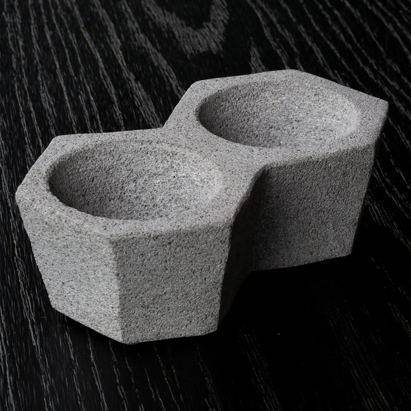 Teya Double Bowl - Bowls by Ayres | Obakki