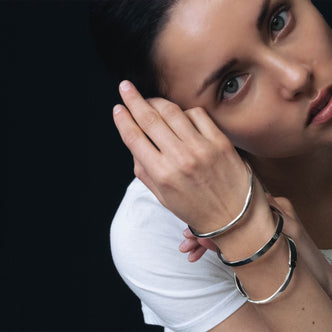 Wave Bangle - Bracelet by Victorious Crafts | Obakki