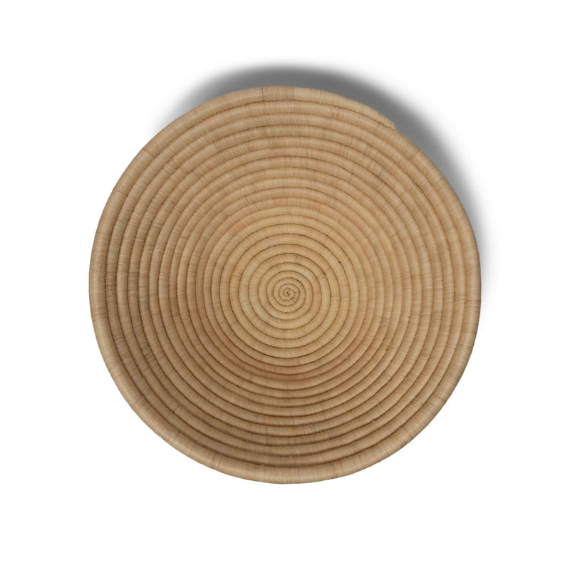 Wide Woven Basket | Natural - Baskets by Kasese | Obakki