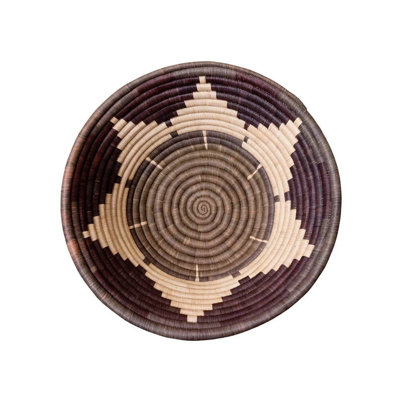 Wide Woven Basket | Sunburst - Baskets by Kasese | Obakki