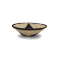 Wide Woven Bowl | Pointed Star_Kasese_201-70-0483-157Natural/Burnt PurpleM | Obakki
