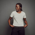 Women's Cropped T-Shirt_Obakki_201-11-0479-381-Black-S | Obakki