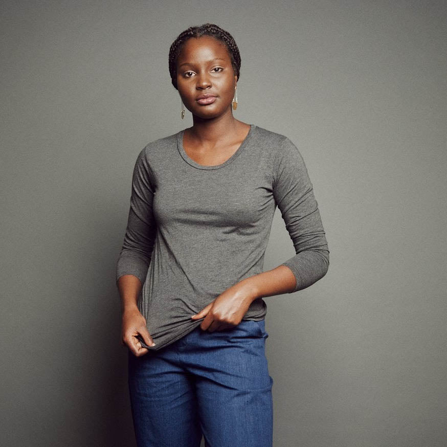Women's Heathered Long Sleeve T-Shirt