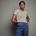 Women's Heathered T-Shirt_Obakki_172-11-3622-382-Heather Grey-Small | Obakki