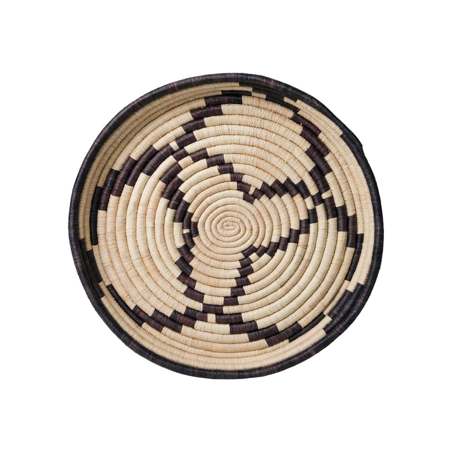 Woven Basket Tray | Pinwheel_Kasese_201-70-0486-157Natural/Burnt PurpleS | Obakki