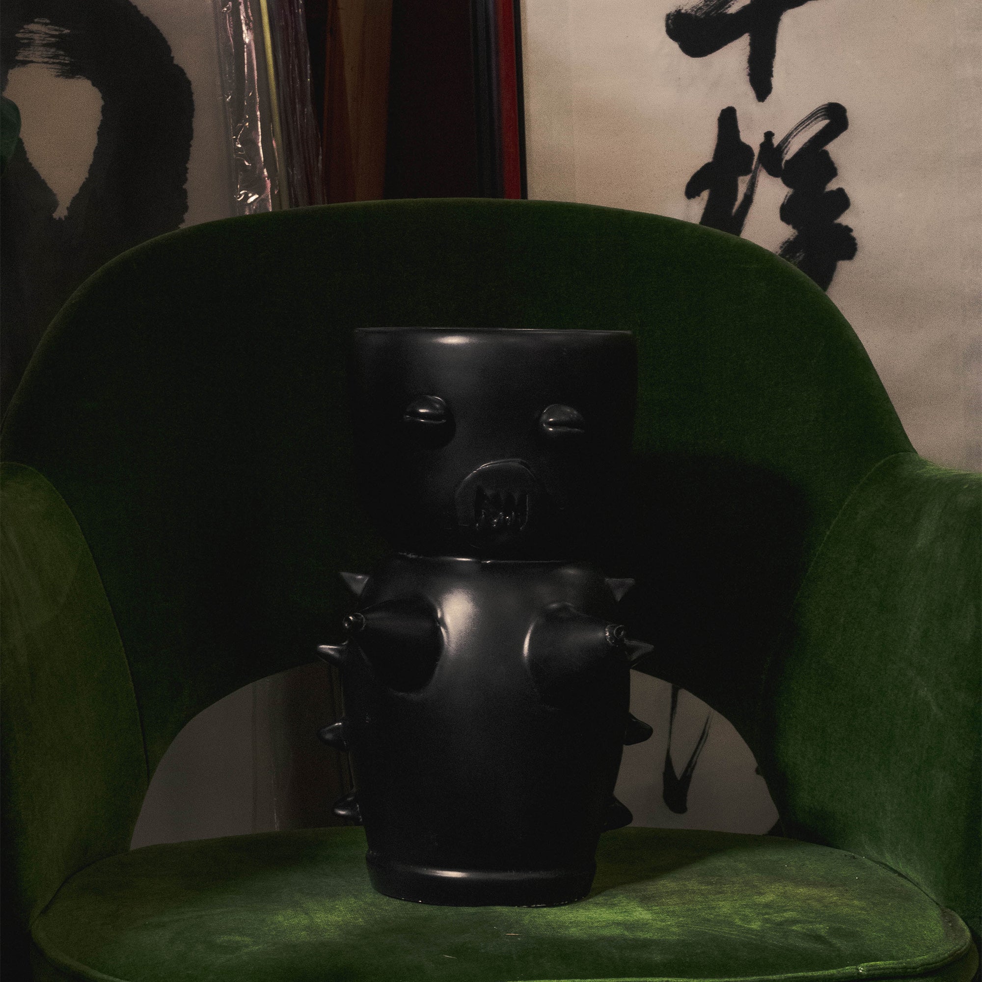 YAYA Sali Vase | Black - Vases by YAYA SITUATION | Obakki